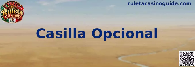Ejemplo visual de una Casilla Opcional en un formulario digital