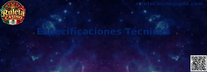 Diagrama de especificaciones técnicas y compatibilidad para ruleta casino en México