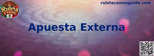 Distribución estratégica de la apuesta externa en la ruleta casino
