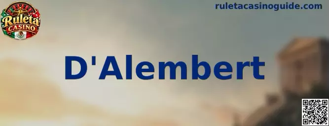Ilustración educativa de la estrategia D'Alembert aplicada a la ruleta de casino