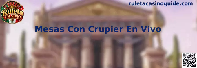 Mesa de Ruleta Casino con crupier en vivo y transmisión digital